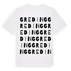 Greding ordlek t-shirt – ekologisk bomull t-shirt från Pinshirt
