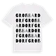 Großbardorf ordlek t-shirt