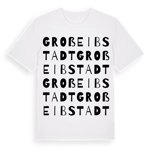 Großeibstadt ordlek t-shirt – ekologisk bomull t-shirt från Pinshirt