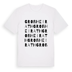 Großheirath ordlek t-shirt – ekologisk bomull t-shirt från Pinshirt