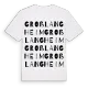 Großlangheim ordlek t-shirt