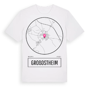 Großostheim t-shirt – ekologisk bomull t-shirt från Pinshirt