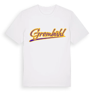 Grombühl baseball t-shirt – ekologisk bomull t-shirt från Pinshirt