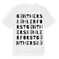 Günthersbühler Forst ordlek t-shirt