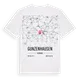 Gunzenhausen karta t-shirt