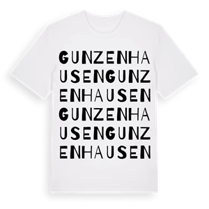 Gunzenhausen ordlek t-shirt – ekologisk bomull t-shirt från Pinshirt