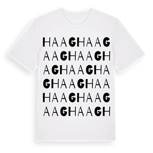 Haag ordlek t-shirt – ekologisk bomull t-shirt från Pinshirt