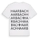 Haarbach ordlek t-shirt
