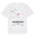 Hagenbüchach karta t-shirt