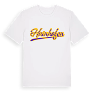 Hainhofen baseball t-shirt – ekologisk bomull t-shirt från Pinshirt