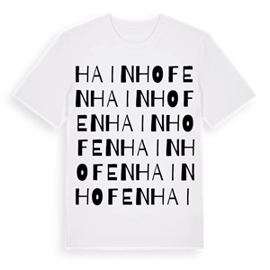 Hainhofen ordlek t-shirt – ekologisk bomull t-shirt från Pinshirt