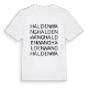 Haldenwang ordlek t-shirt