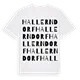 Hallerndorf ordlek t-shirt