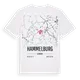 Hammelburg karta t-shirt