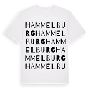Hammelburg ordlek t-shirt – ekologisk bomull t-shirt från Pinshirt