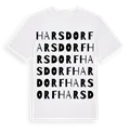 Harsdorf ordlek t-shirt