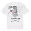 Haunstetten-Nord karta t-shirt