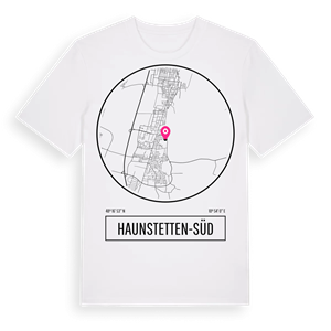 Haunstetten-Süd t-shirt – ekologisk bomull t-shirt från Pinshirt