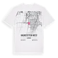Haunstetten-West karta t-shirt