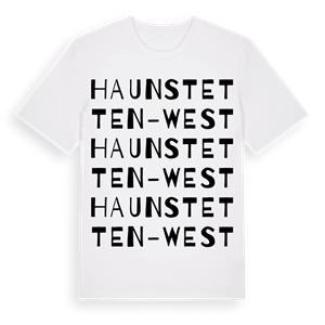Haunstetten-West ordlek t-shirt – ekologisk bomull t-shirt från Pinshirt