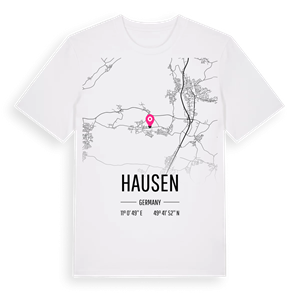 Hausen karta t-shirt – ekologisk bomull t-shirt från Pinshirt