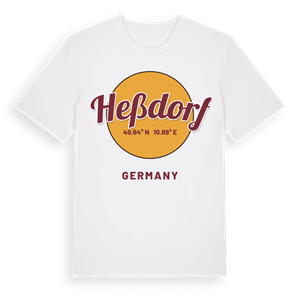 Heßdorf cirkel t-shirt – ekologisk bomull t-shirt från Pinshirt