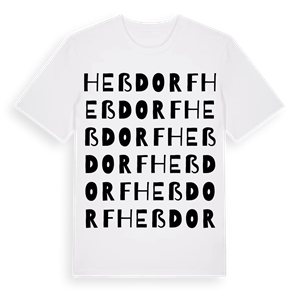 Heßdorf ordlek t-shirt – ekologisk bomull t-shirt från Pinshirt
