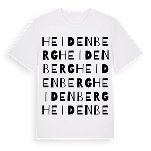 Heidenberg ordlek t-shirt – ekologisk bomull t-shirt från Pinshirt