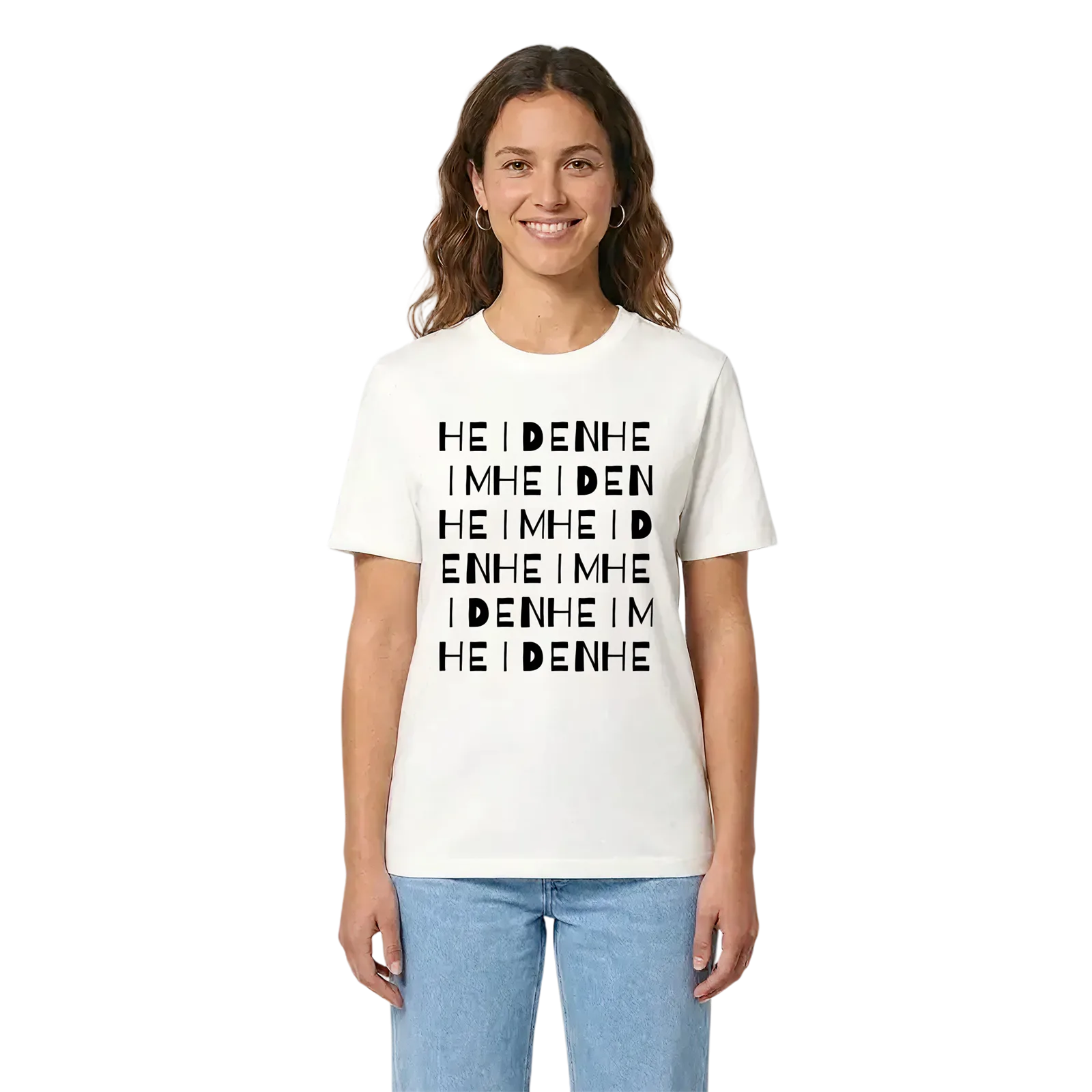 Heidenheim ordlek t-shirt – White, i miljö