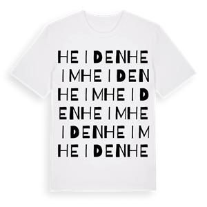 Heidenheim ordlek t-shirt – ekologisk bomull t-shirt från Pinshirt