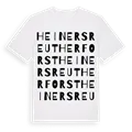 Heinersreuther Forst ordlek t-shirt