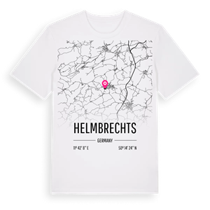 Helmbrechts karta t-shirt – ekologisk bomull t-shirt från Pinshirt