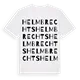 Helmbrechts ordlek t-shirt