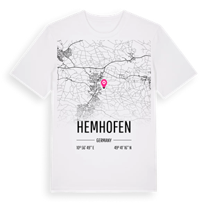 Hemhofen karta t-shirt – ekologisk bomull t-shirt från Pinshirt