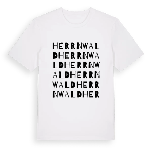 Herrnwald ordlek t-shirt – ekologisk bomull t-shirt från Pinshirt