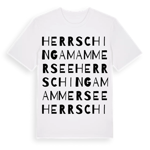 Herrsching am Ammersee ordlek t-shirt – ekologisk bomull t-shirt från Pinshirt