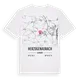 Herzogenaurach karta t-shirt