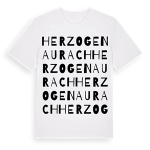 Herzogenaurach ordlek t-shirt – ekologisk bomull t-shirt från Pinshirt