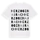 Herzogenaurach ordlek t-shirt
