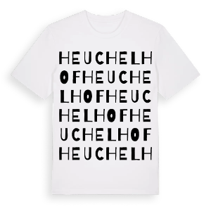 Heuchelhof ordlek t-shirt – ekologisk bomull t-shirt från Pinshirt