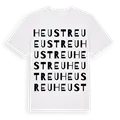 Heustreu ordlek t-shirt