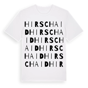 Hirschaid ordlek t-shirt – ekologisk bomull t-shirt från Pinshirt