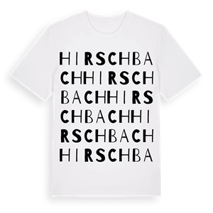 Hirschbach ordlek t-shirt – ekologisk bomull t-shirt från Pinshirt