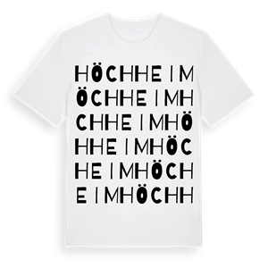 Höchheim ordlek t-shirt – ekologisk bomull t-shirt från Pinshirt