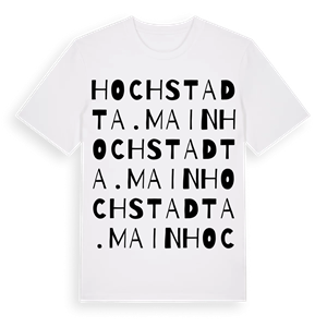 Hochstadt a.Main ordlek t-shirt – ekologisk bomull t-shirt från Pinshirt
