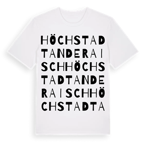 Höchstadt an der Aisch ordlek t-shirt – ekologisk bomull t-shirt från Pinshirt