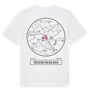 Höchstadt an der Aisch t-shirt – ekologisk bomull t-shirt från Pinshirt