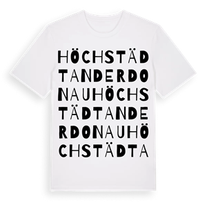 Höchstädt an der Donau ordlek t-shirt – ekologisk bomull t-shirt från Pinshirt