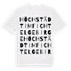Höchstädt im Fichtelgebirge ordlek t-shirt