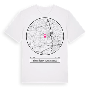 Höchstädt im Fichtelgebirge t-shirt – ekologisk bomull t-shirt från Pinshirt
